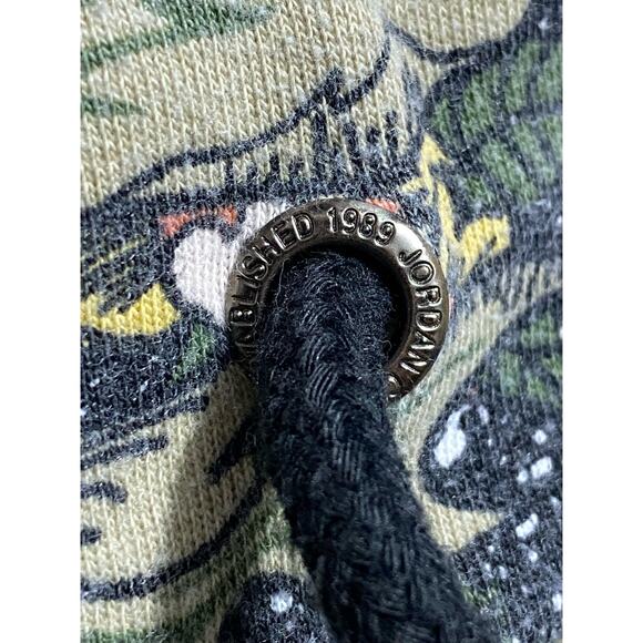 Jordan Craig Legacy Joggers Sweat Pants XXL Mens Black Orange Floral - Picture 10 of 13